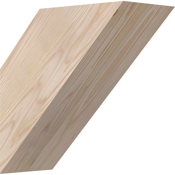 Ekena Millwork 5 1/2"W x 12"D x 12"H Traditional Smooth Knee Brace, Douglas Fir BRC06X12X12TRA00SDF - main